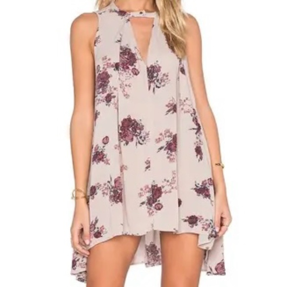 🔻 Free People | Tree Swing Floral V-Neck Dress XS Boho Festival Flowy Summer - Picture 6 of 6